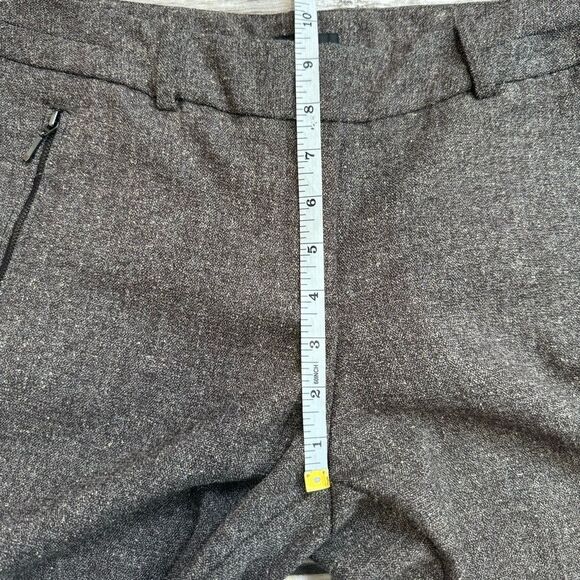 Worthington Womens Straight Leg Creased Dress Pants Slacks Trousers Brown Marl 6 - Picture 11 of 12